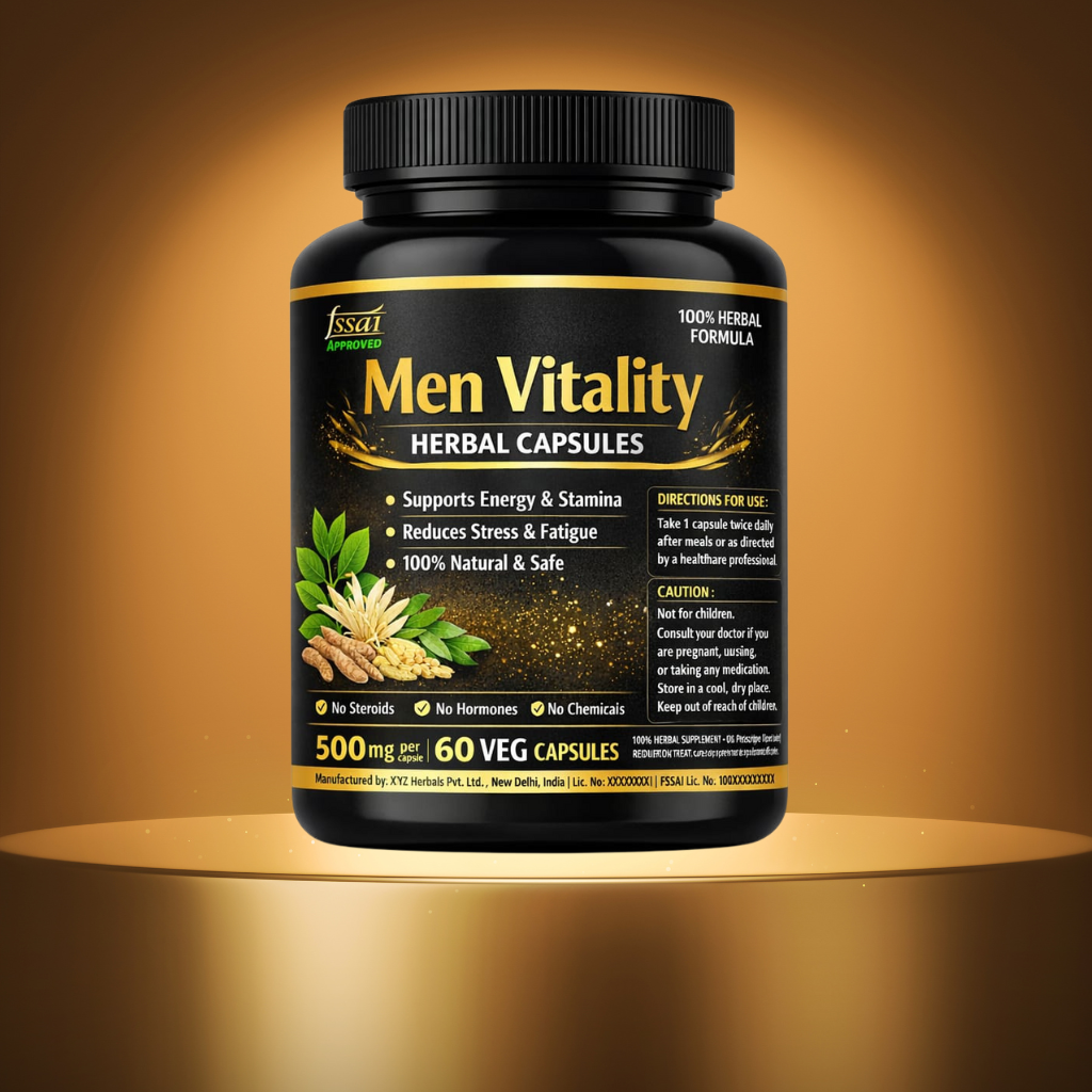 Men Vitality Capsule | Herbal | Ayurveda